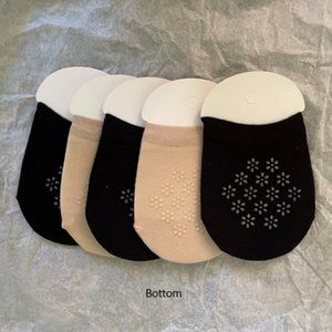 NEW: Half socks: 5 pairs, no-slip